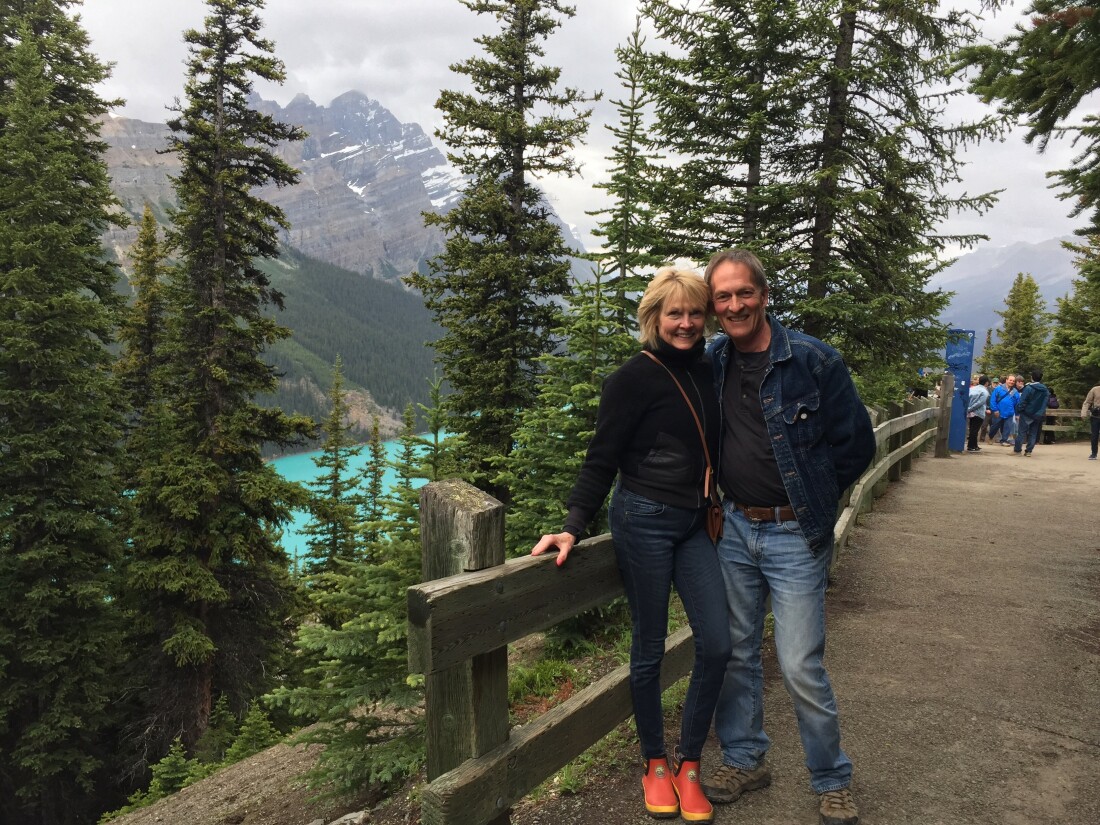 Martha and Mark in Banff